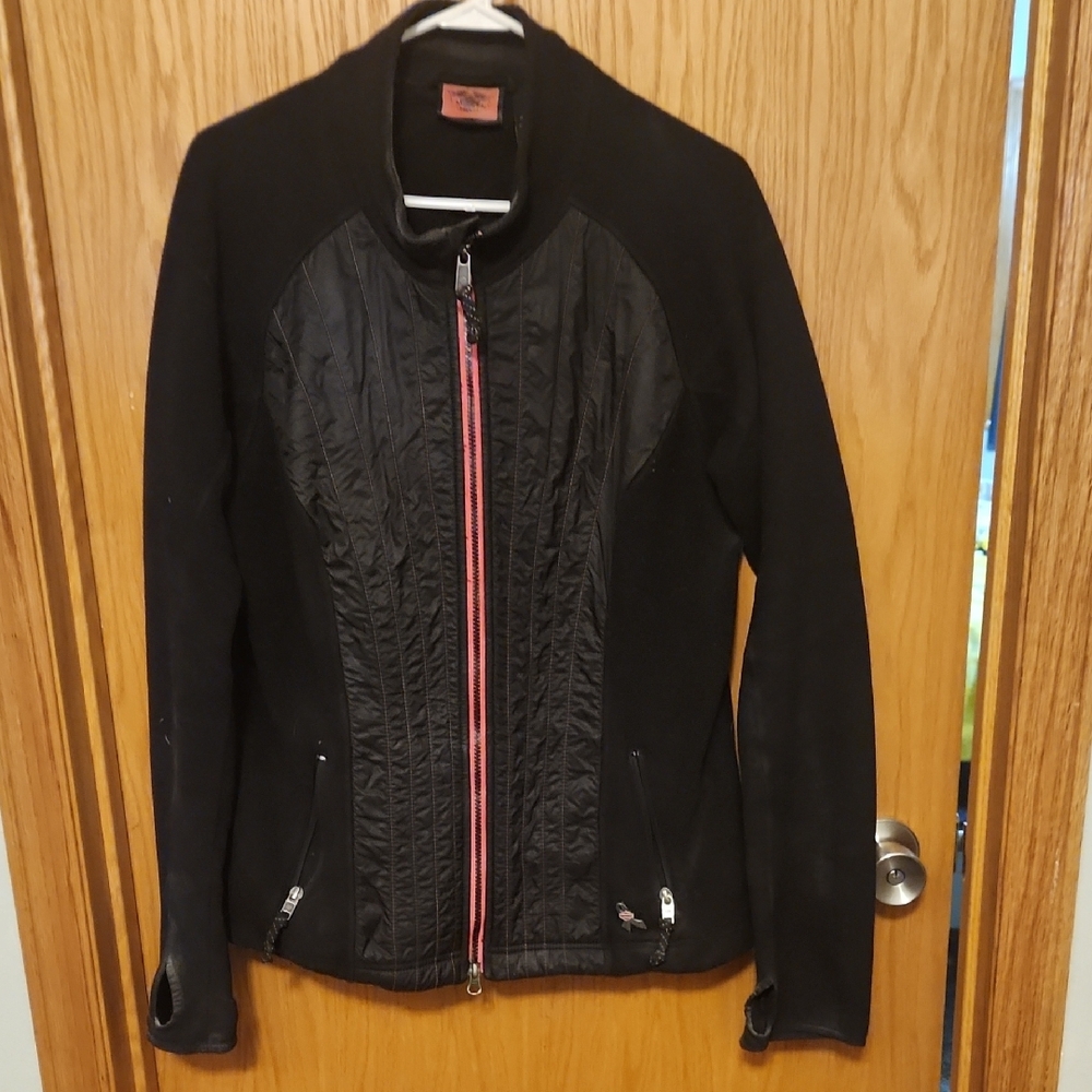 Women's Black and Pink Jacket